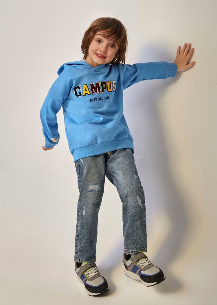 Pantalone jeans jogger strappato bambino Mayoral - ErreGiModaBimbo