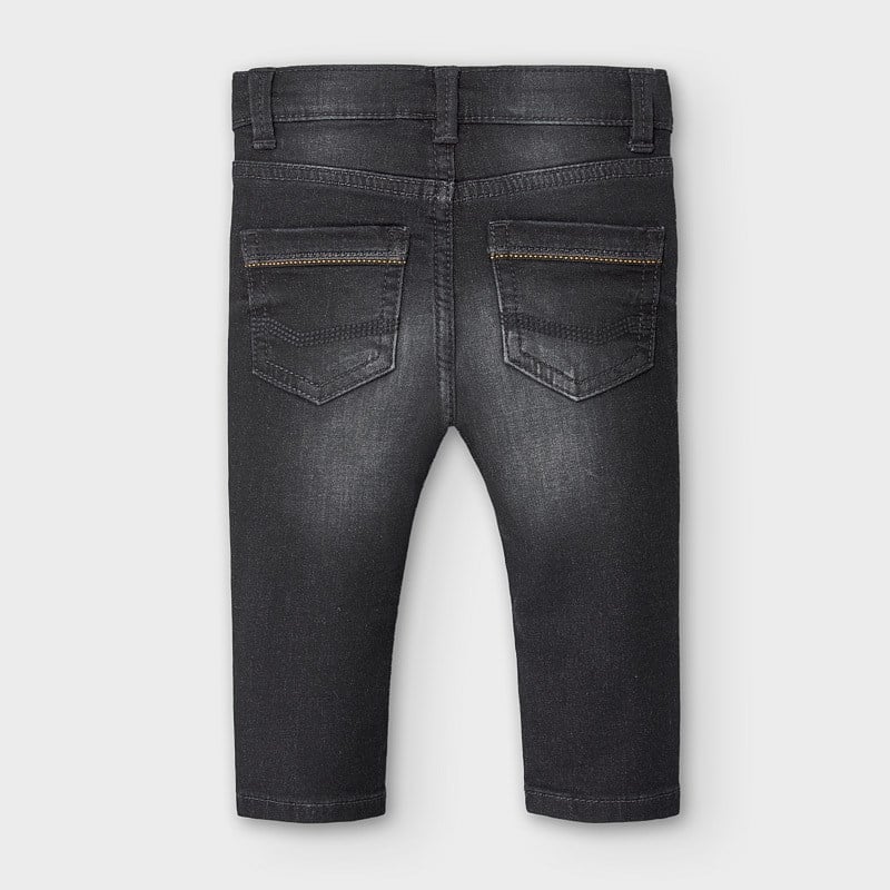 Pantalone jeans neonato Mayoral slim fit nero - ErreGiModaBimbo