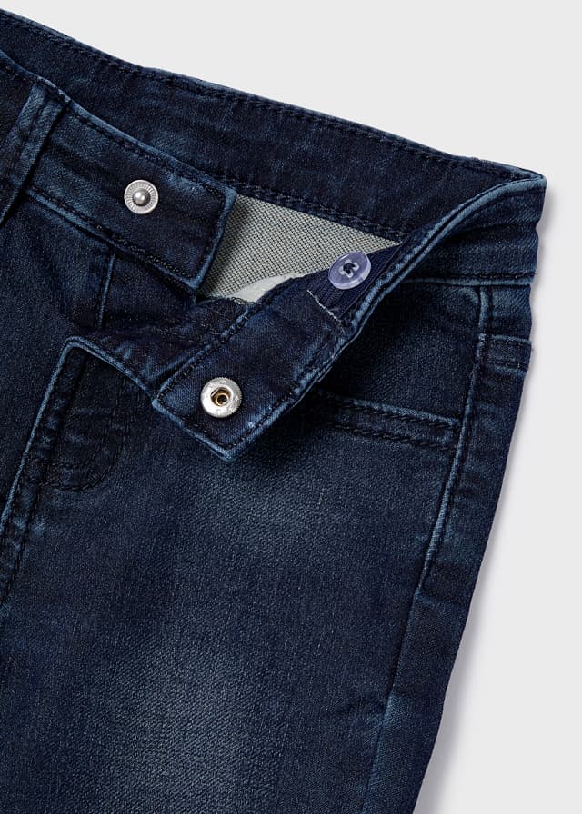 Pantalone jeans soft neonato Mayoral slim fit blu scuro - ErreGiModaBimbo