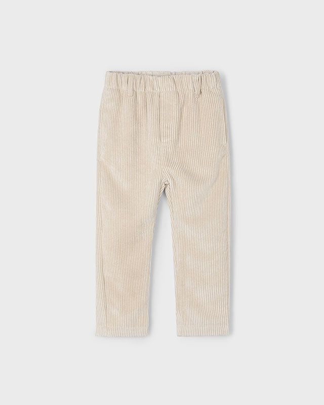 Pantalone jogger bambino Mayoral velluto costine beige Mayoral 2 Anni 92cm