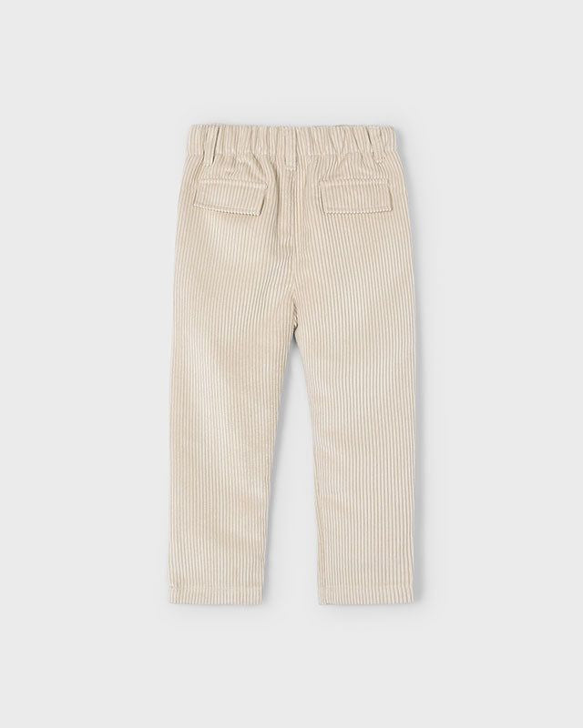 Pantalone jogger bambino Mayoral velluto costine beige Mayoral 2 Anni 92cm