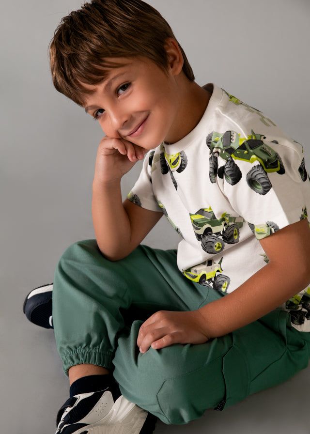 Pantalone Cargo Bambino Verde Mayoral Mayoral 2 Anni 92cm