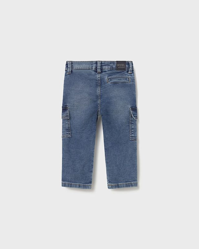 Pantalone lungo cargo neonato Mayoral jeans medio Mayoral 6 Mesi 68cm