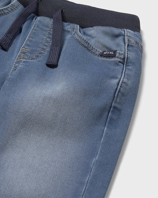 Pantalone lungo jeans jogger neonato Mayoral blu medio Mayoral 6 Mesi 68cm