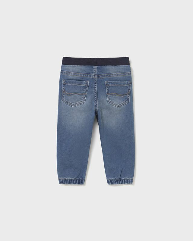 Pantalone lungo jeans jogger neonato Mayoral blu medio Mayoral 6 Mesi 68cm