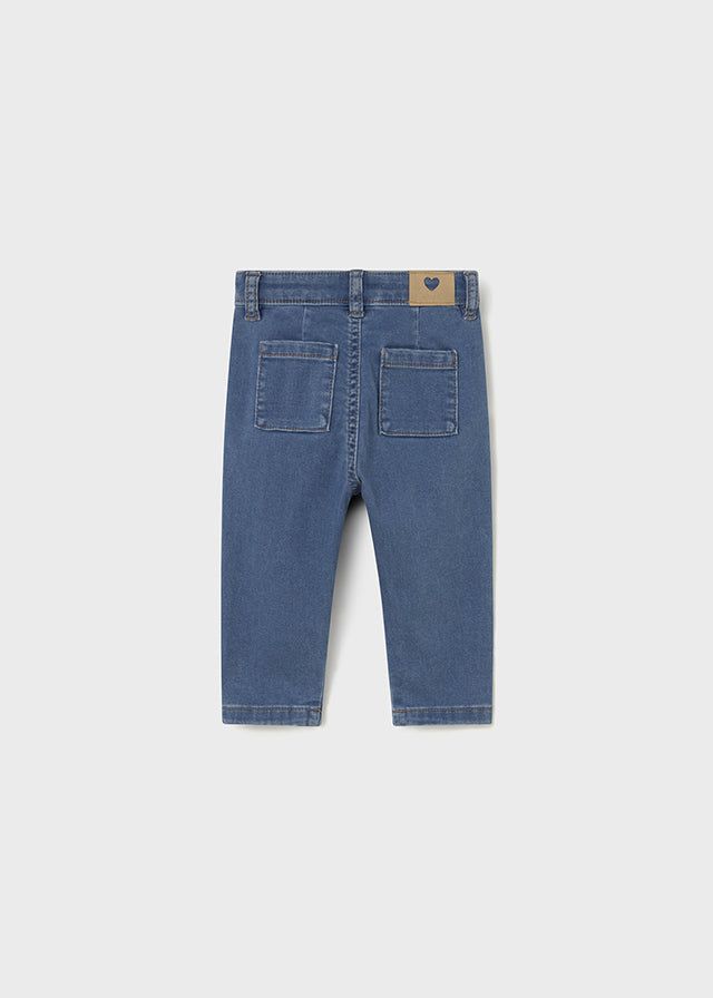 Pantalone lungo jeans neonata Mayoral blu medio Mayoral 6 Mesi 68cm