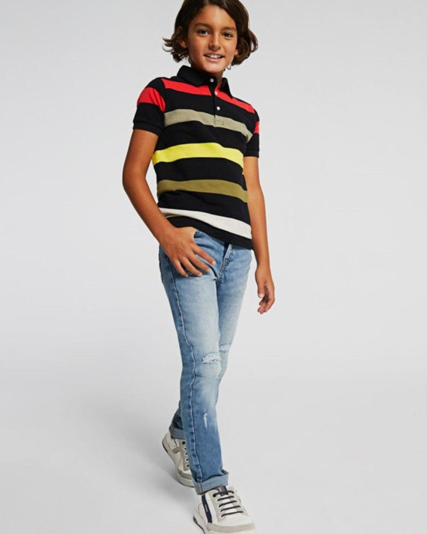 Pantalone lungo Jeans strappato ragazzo Mayoral - ErreGiModaBimbo