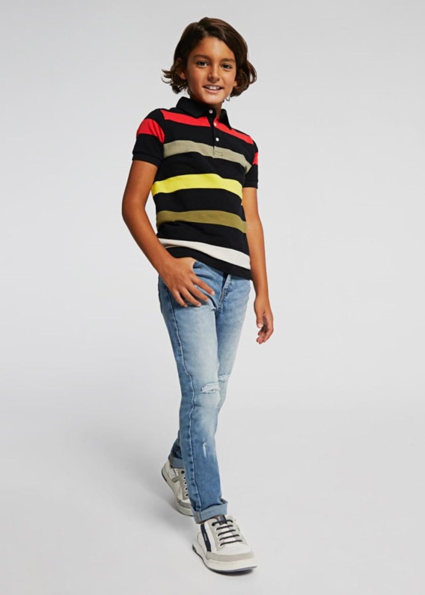 Pantalone lungo Jeans strappato ragazzo Mayoral - ErreGiModaBimbo