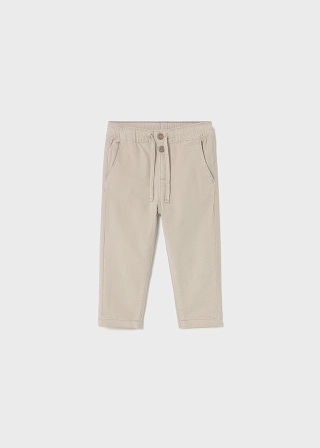 Pantalone lungo jogger in velluto a micro coste neonato Mayoral beige Mayoral 6 Mesi 68cm