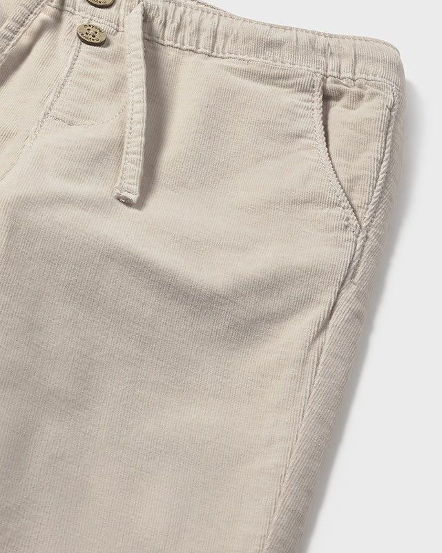 Pantalone lungo jogger in velluto a micro coste neonato Mayoral beige Mayoral 6 Mesi 68cm