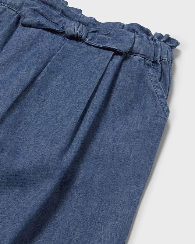 Pantaloni neonata Mayoral in denim blu Mayoral 6 Mesi 68cm