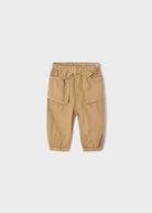 Pantalone lungo neonata Mayoral Lyocell Tencel™ caramello - ErreGiModaBimbo