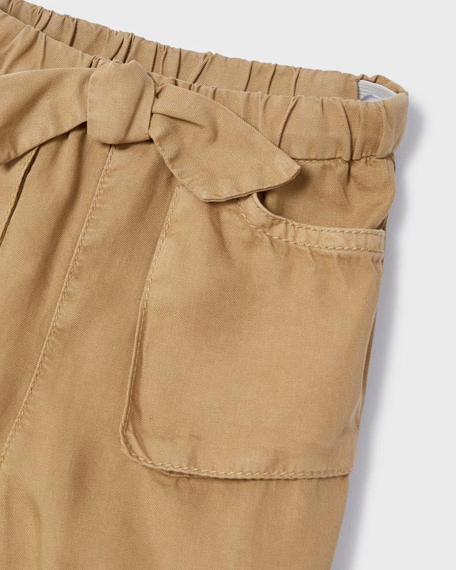Pantalone lungo neonata Mayoral Lyocell Tencel™ caramello - ErreGiModaBimbo