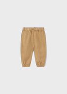 Pantalone lungo neonata Mayoral Lyocell Tencel™ caramello - ErreGiModaBimbo