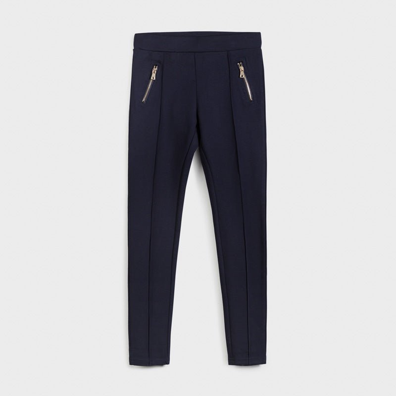 Pantalone lungo punto Roma ragazza Mayoral blu marino - ErreGiModaBimbo