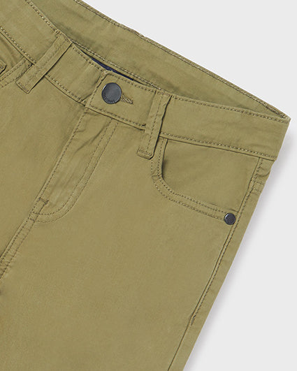 Pantalone lungo slim fit ragazzo Mayoral verde Mayoral Verde