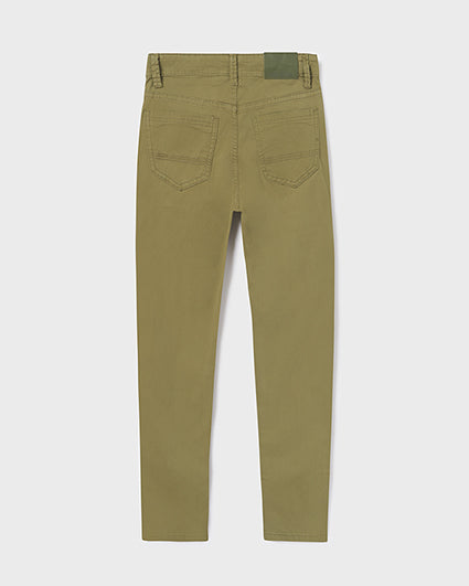 Pantalone lungo slim fit ragazzo Mayoral verde Mayoral Verde