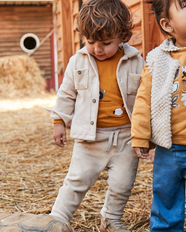 Pantalone lungo velluto a coste neonato Mayoral beige Mayoral 6 Mesi 68cm
