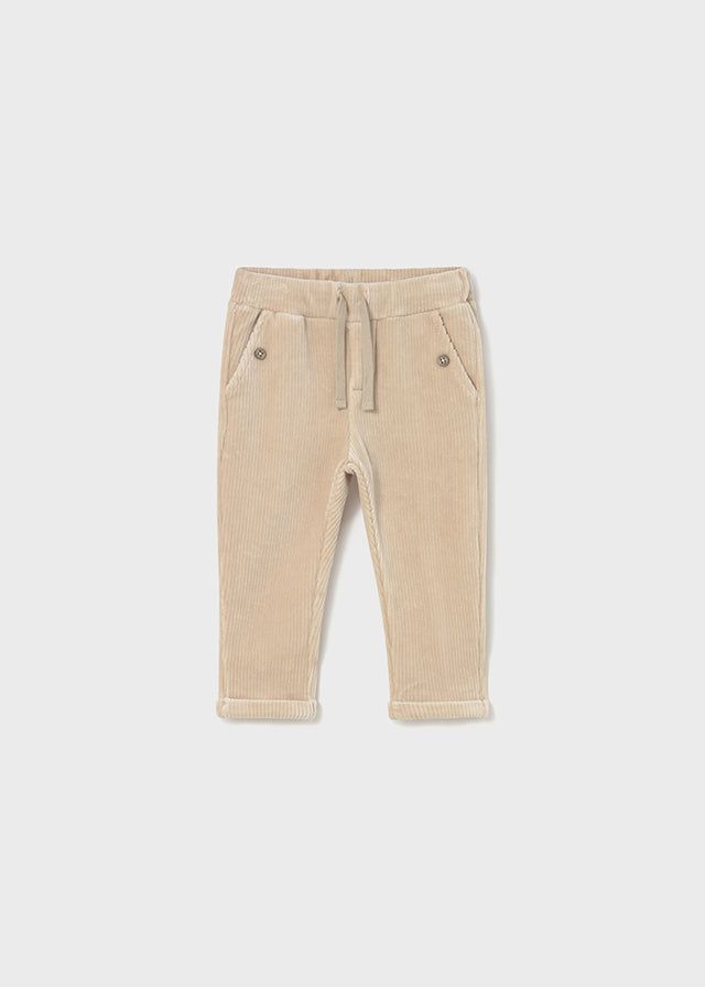 Pantalone lungo velluto a coste neonato Mayoral beige Mayoral 6 Mesi 68cm