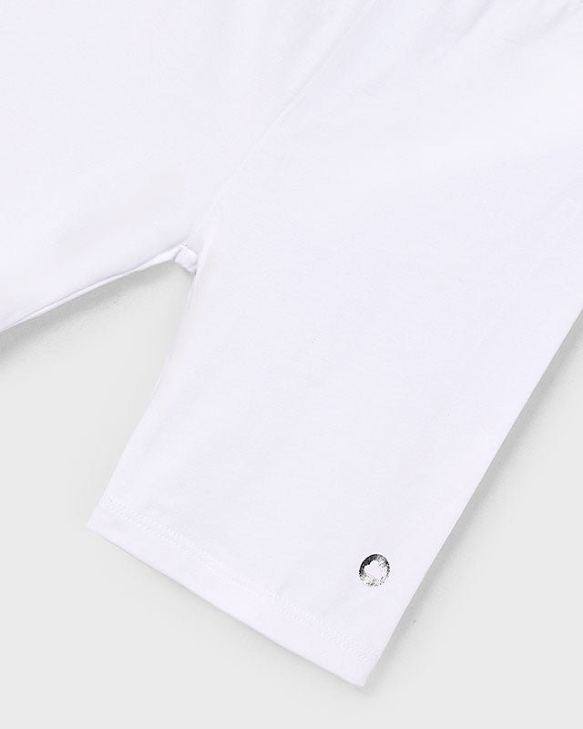 Leggings modello ciclista basico bambina Mayroal bianco Mayoral Bianco