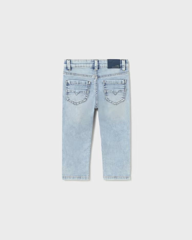 Pantalone slim fit neonato Mayoral jeans chiaro - ErreGiModaBimbo