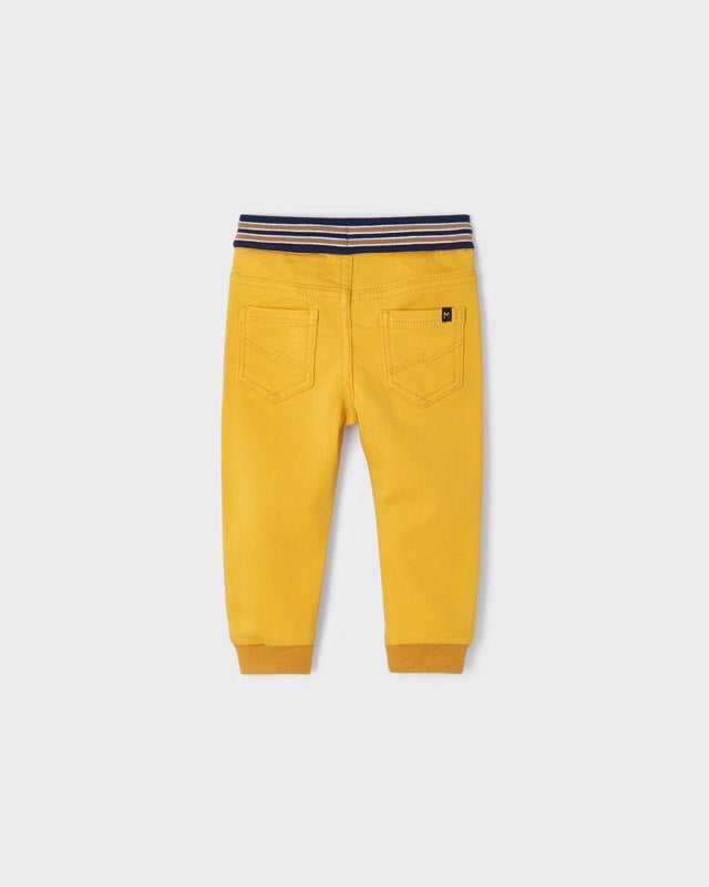 Pantalone soft Jogger neonato Mayoral giallo - ErreGiModaBimbo