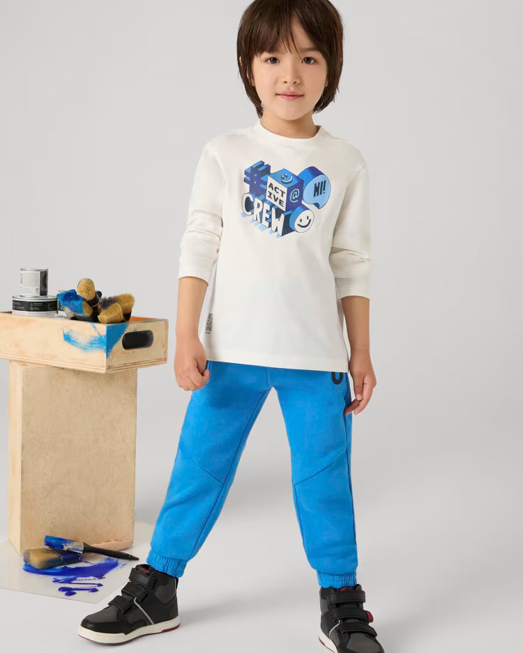 Pantalone sportivo bambino Mayoral blu elettrico Mayoral Blu elettrico