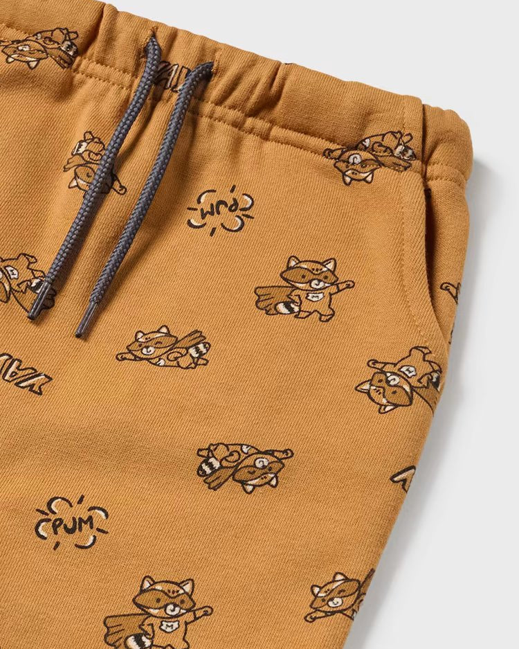 Pantalone sportivo stampato neonato Mayoral caramello - ErreGiModaBimbo