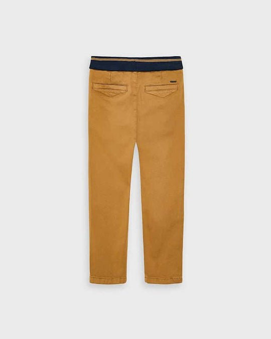 Pantalone strutturato bambino Mayoral soft caramello - ErreGiModaBimbo
