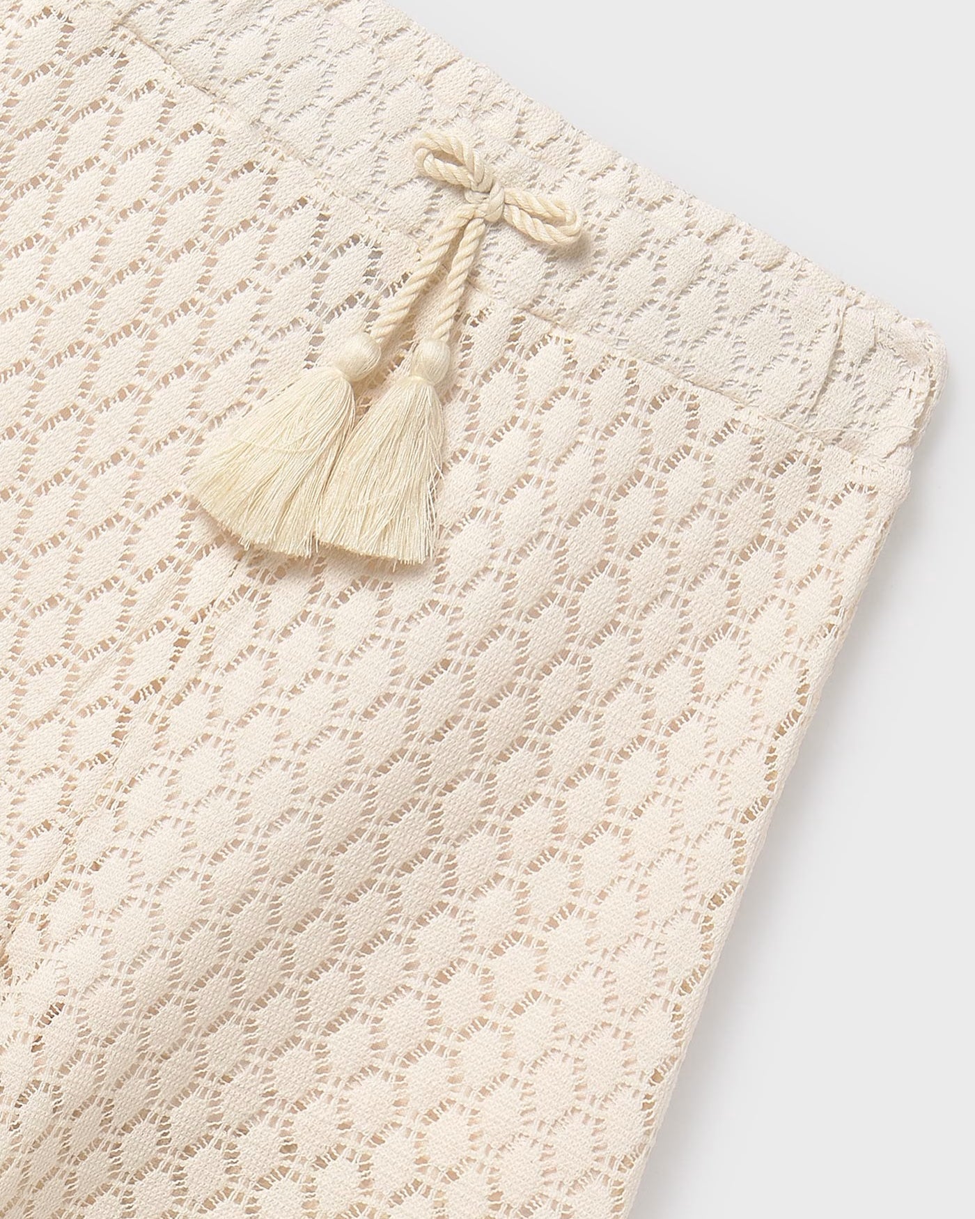 Pantalone traforato ragazza Mayoral cecio Mayoral Cecio