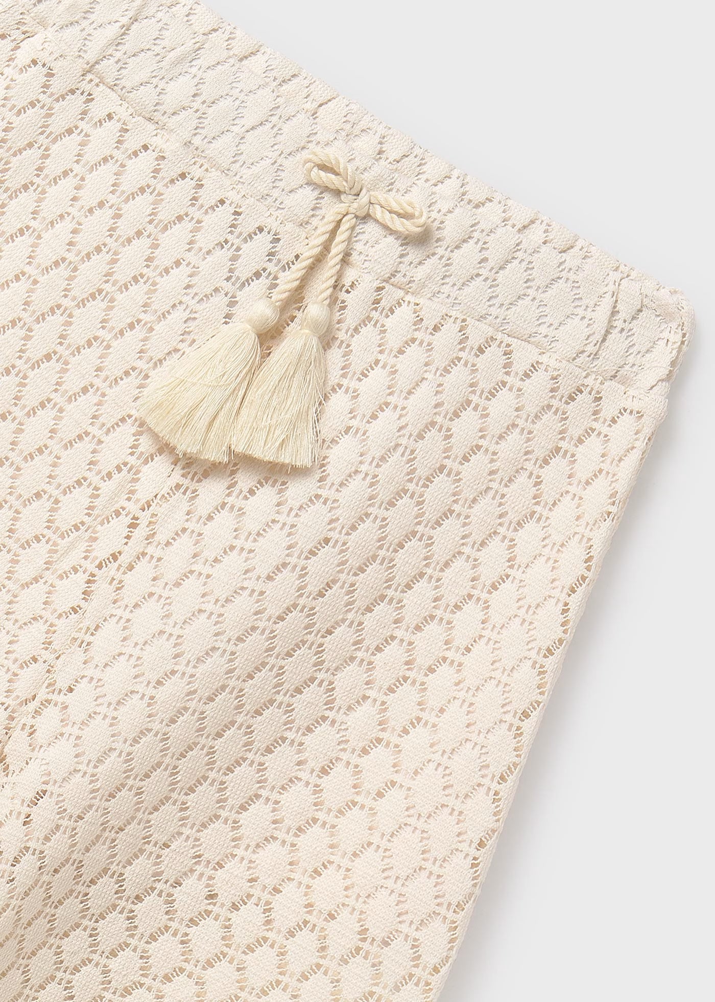 Pantalone traforato ragazza Mayoral cecio Mayoral Cecio