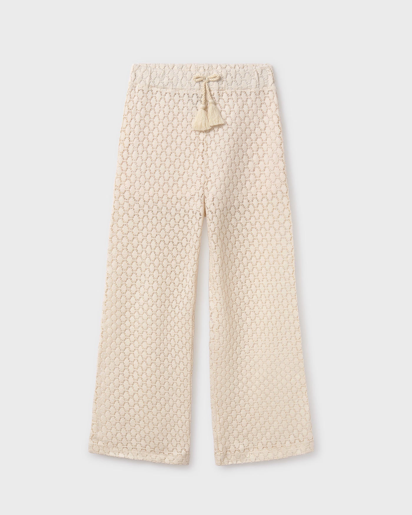 Pantalone traforato ragazza Mayoral cecio Mayoral Cecio