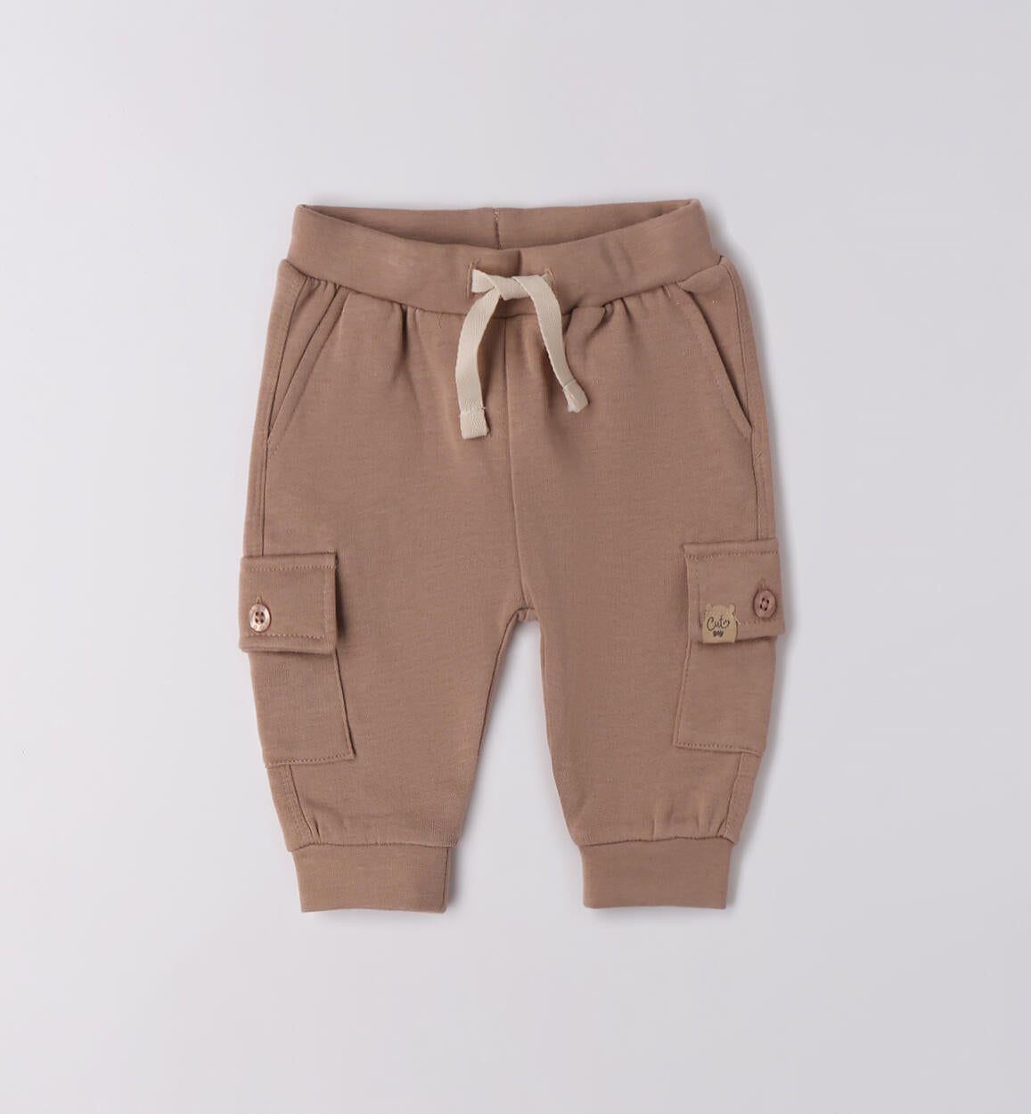 Pantalone tuta cargo neonato iDO tortora iDO 1 Mesi 56cm