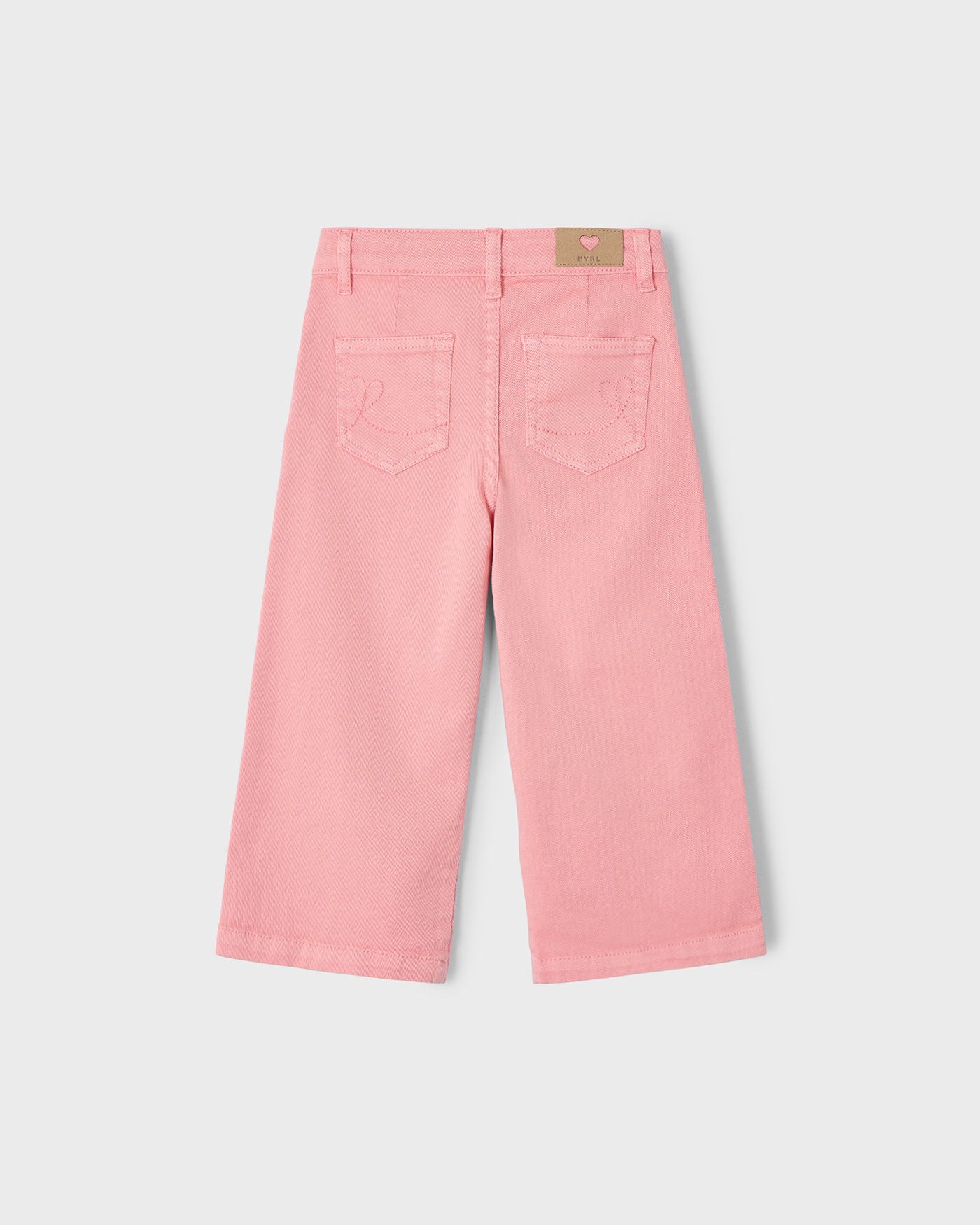 Pantalone twill modello wide bambina Mayoral Salmone Mayoral 2 Anni 92cm