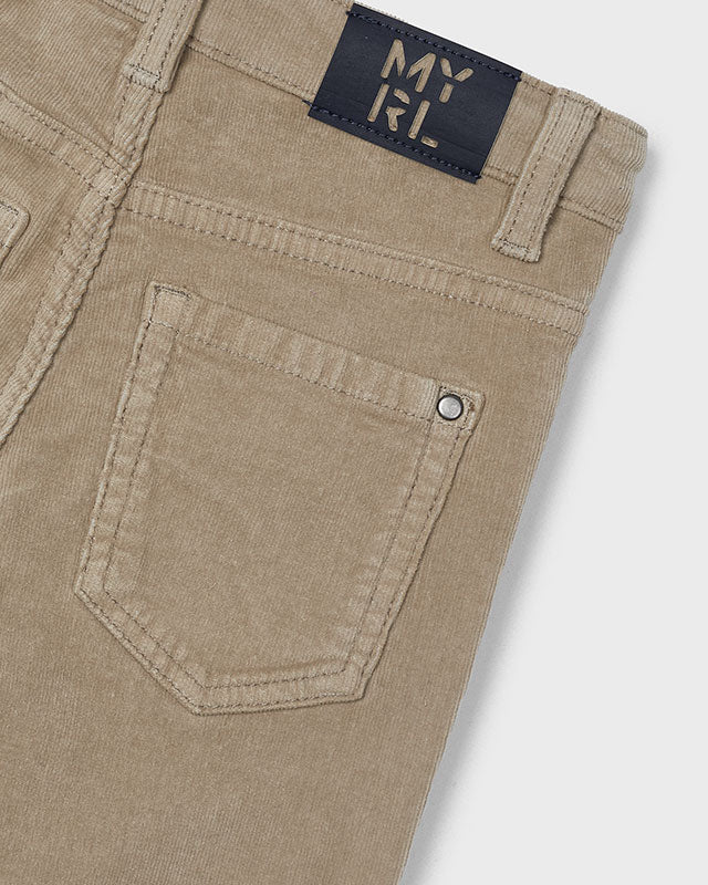 Pantalone velluto a costine bambino Mayoral color noce Mayoral Noce