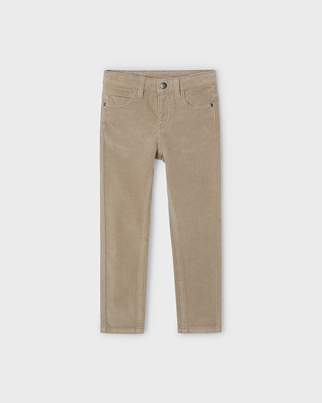 Pantalone velluto a costine bambino Mayoral color noce Mayoral Noce