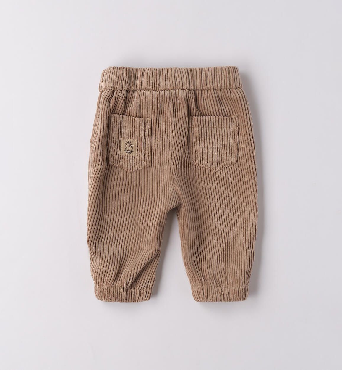 Pantaloni velluto costine neonato iDO tortora iDO 1 Mesi 56cm