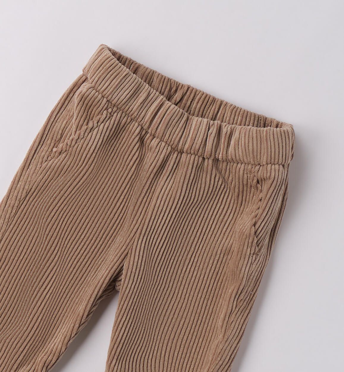 Pantaloni velluto costine neonato iDO tortora iDO 1 Mesi 56cm