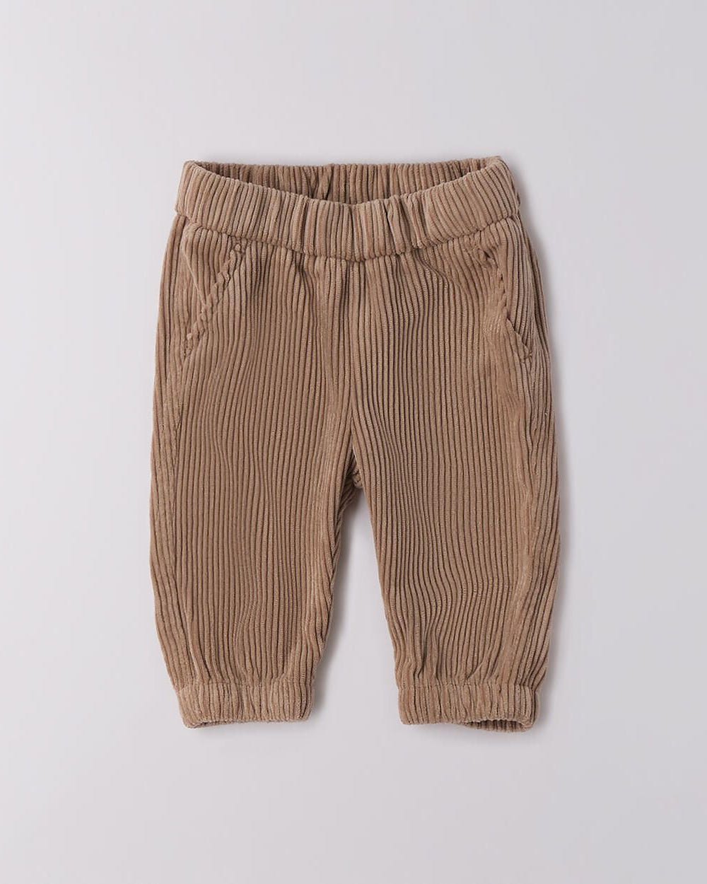 Pantaloni velluto costine neonato iDO tortora iDO 1 Mesi 56cm