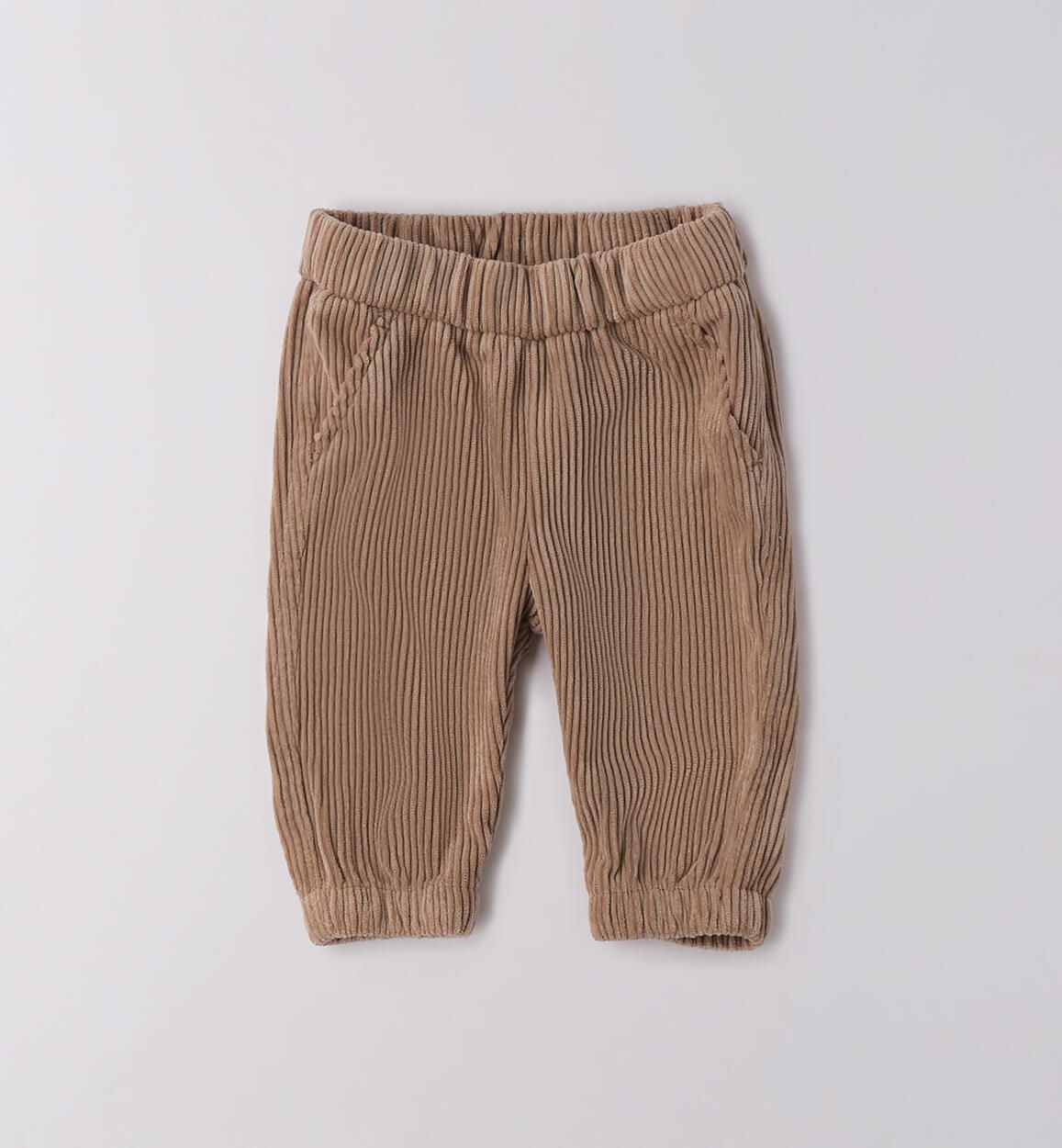 Pantaloni velluto costine neonato iDO tortora iDO 1 Mesi 56cm