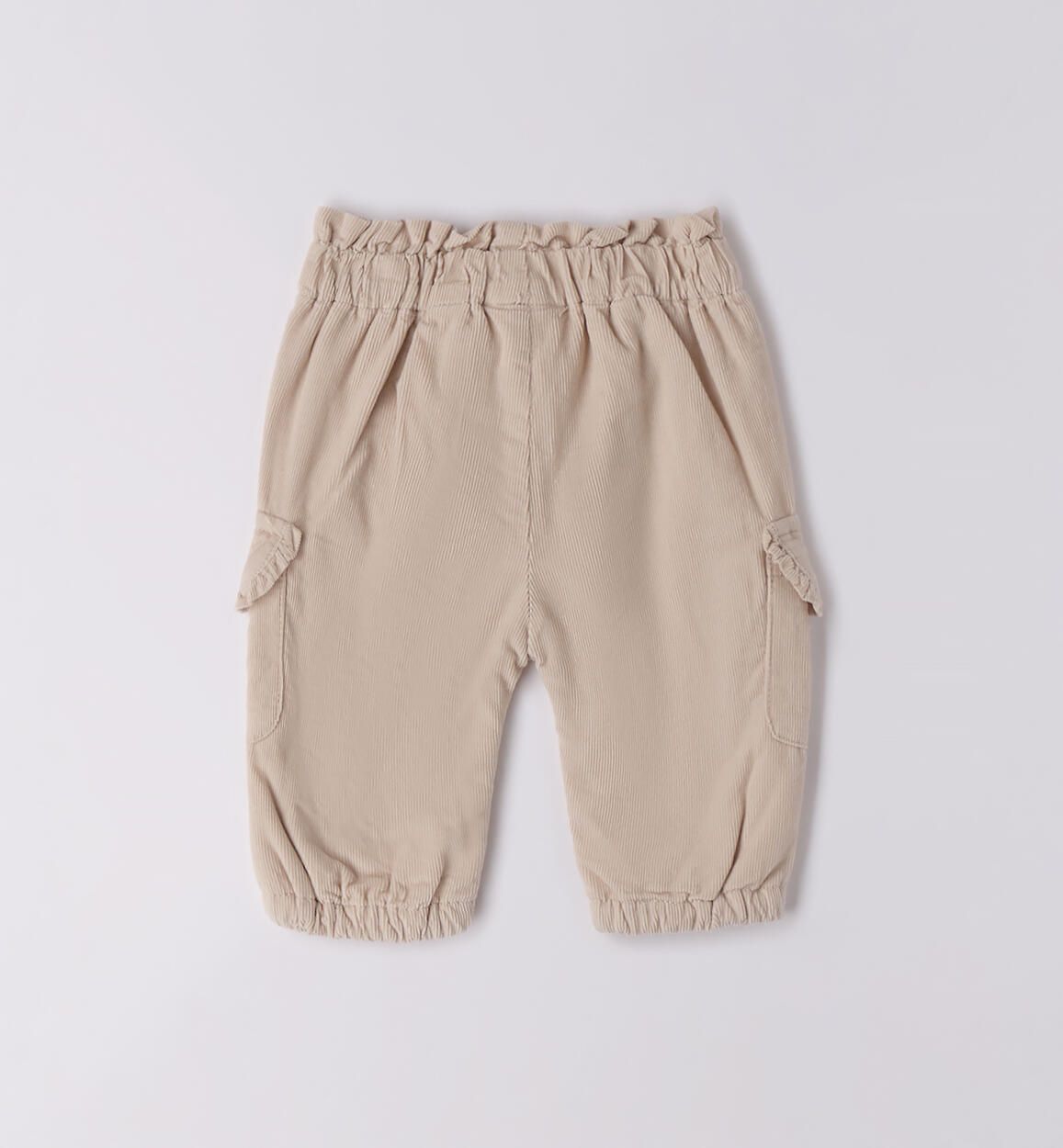 Pantaloni cargo velluto costine neonata iDO beige iDO 1 Mesi 56cm