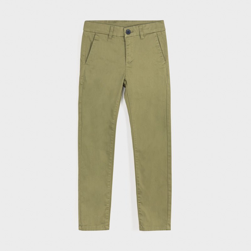 Pantaloni chino basic ragazzo Mayoral verde - ErreGiModaBimbo