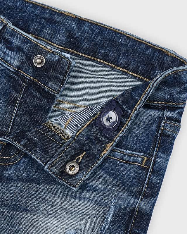 Pantaloni jeans bambino Mayoral effetto slavato strappato - ErreGiModaBimbo