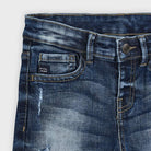 Pantaloni jeans bambino Mayoral effetto slavato strappato - ErreGiModaBimbo