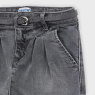 Pantaloni palazzo in jeans grigio bambina Mayoral - ErreGiModaBimbo