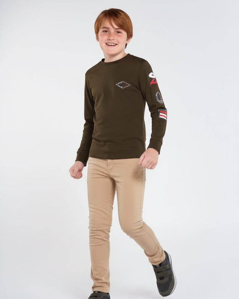 Pantaloni slim ragazzo Mayoral Basic - ErreGiModaBimbo