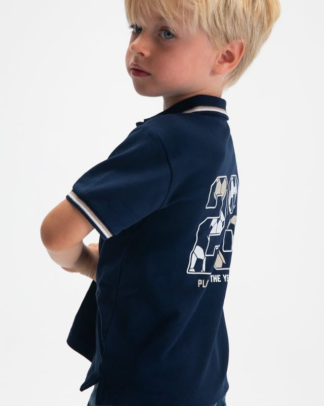 Polo bambino Mayoral blu navy - Calcio Player of the Year Mayoral 2 Anni 92cm