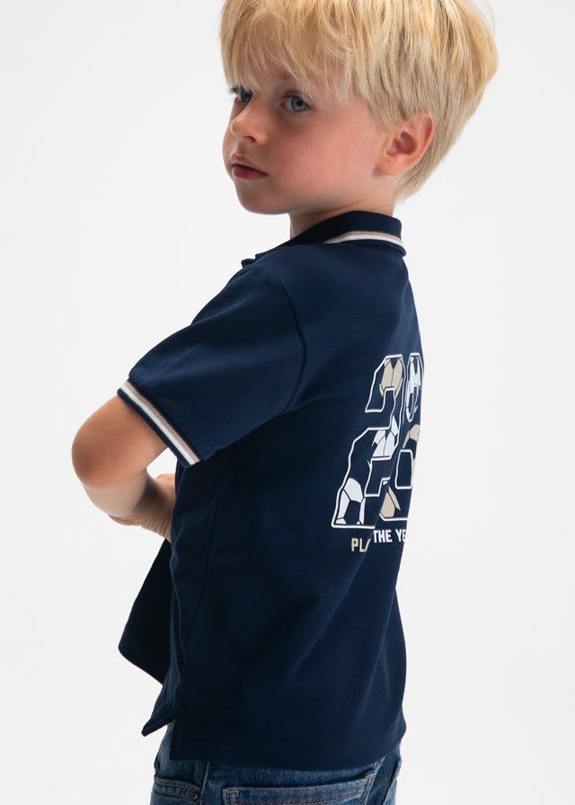 Polo bambino Mayoral blu navy - Calcio Player of the Year Mayoral 2 Anni 92cm