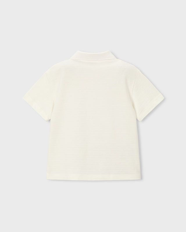 Polo bambino Mayoral panna e taschino Mayoral 2 Anni 92cm