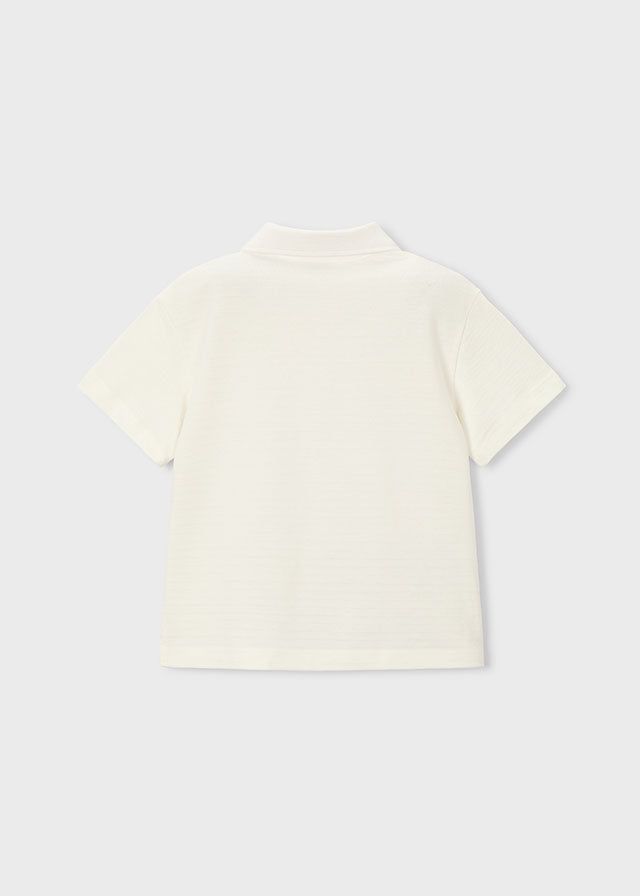 Polo bambino Mayoral panna e taschino Mayoral 2 Anni 92cm